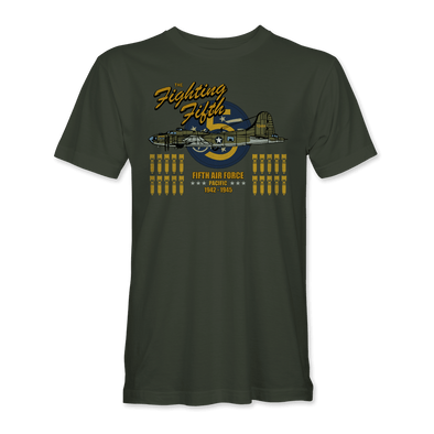 B-17 FLYING FORTRESS 'THE FIGHTING FIFTH' T-Shirt - Mach 5