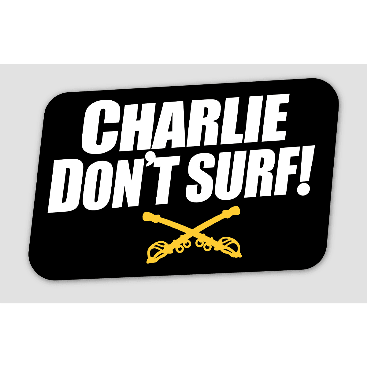 CHARLIE DON'T SURF Sticker Mach 5