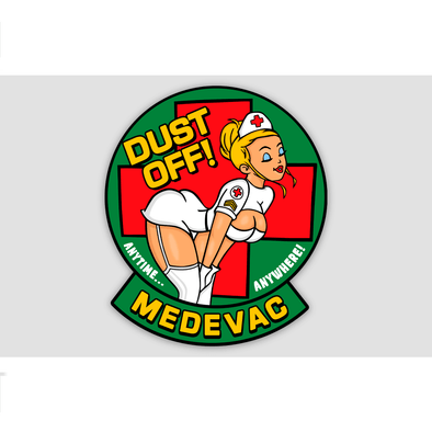 MEDEVAC 'DUST OFF' Sticker - Mach 5