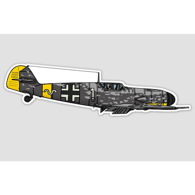 MESSERSCHMITT BF-109 Sticker - Mach 5