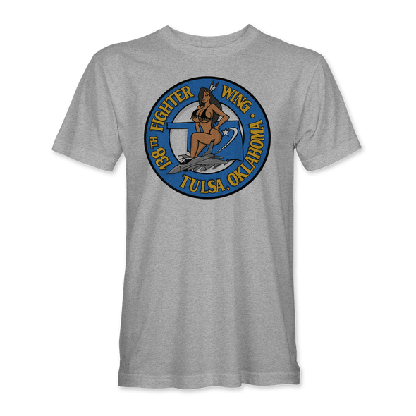138TH FIGHTER WING TUSLA, OKLAHOMA T-Shirt - Mach 5