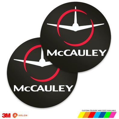 McCAULEY PROPELLOR REPLACEMENT Decals (PAIR) - Mach 5