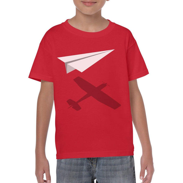 PAPER PLANE Youth Semi-Fitted T-Shirt - Mach 5