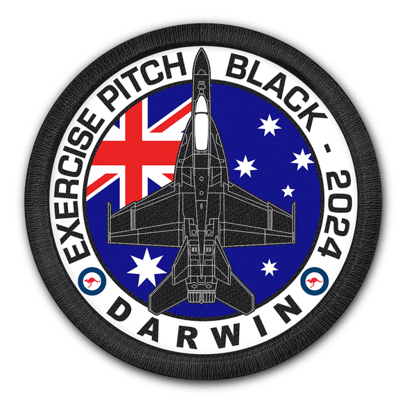 RAAF F/A-18 SUPER HORNET PITCH BLACK 2024 PATCH