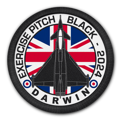 RAF TYPHOON PITCH BLACK 2024 PATCH