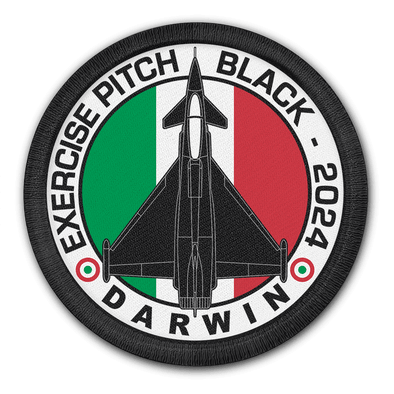 ITALIAN AIR FORCE TYPHOON PITCH BLACK 2024 PATCH