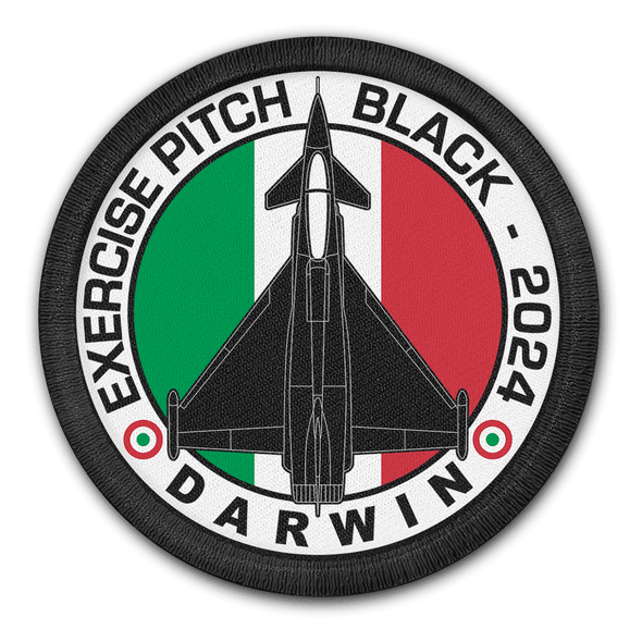 ITALIAN AIR FORCE TYPHOON PITCH BLACK 2024 PATCH