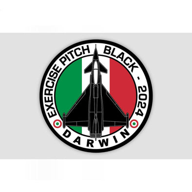 ITALIAN AIR FORCE TYPHOON PITCH BLACK 2024 Sticker