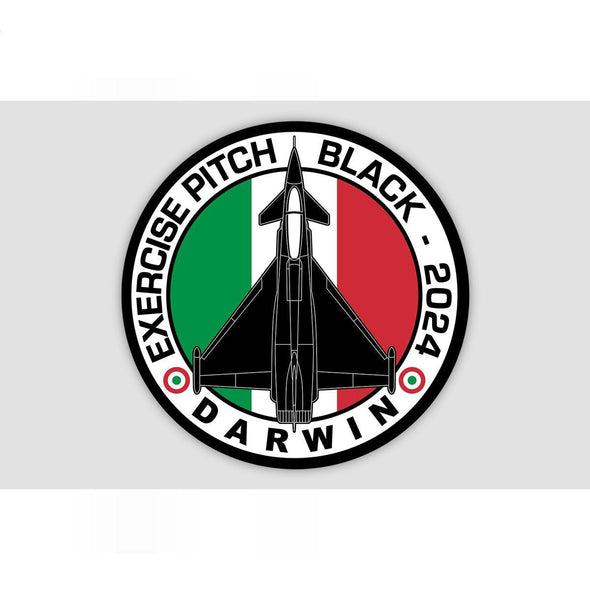 ITALIAN AIR FORCE TYPHOON PITCH BLACK 2024 Sticker
