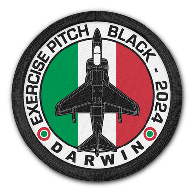 ITALIAN AIR FORCE HARRIER PITCH BLACK 2024 PATCH