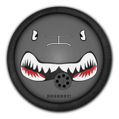 A-10 WARTHOG NOSEART 'BRRRRT!' PATCH