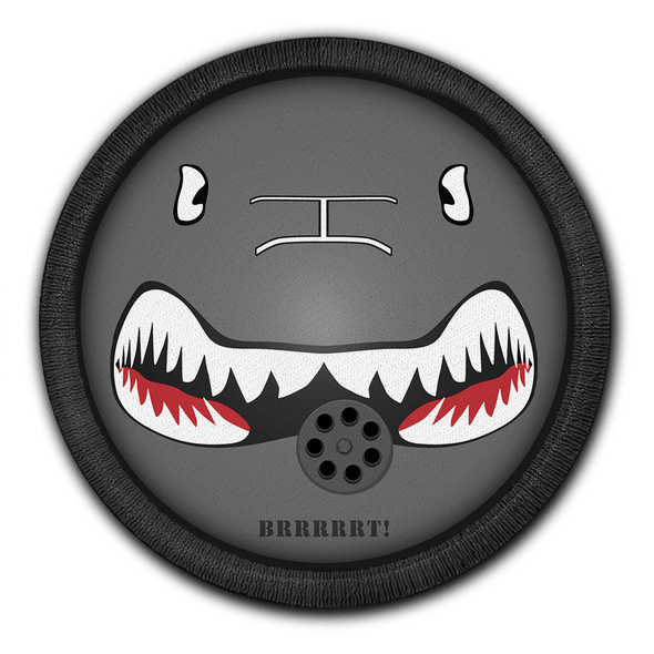 A-10 WARTHOG NOSEART 'BRRRRT!' PATCH