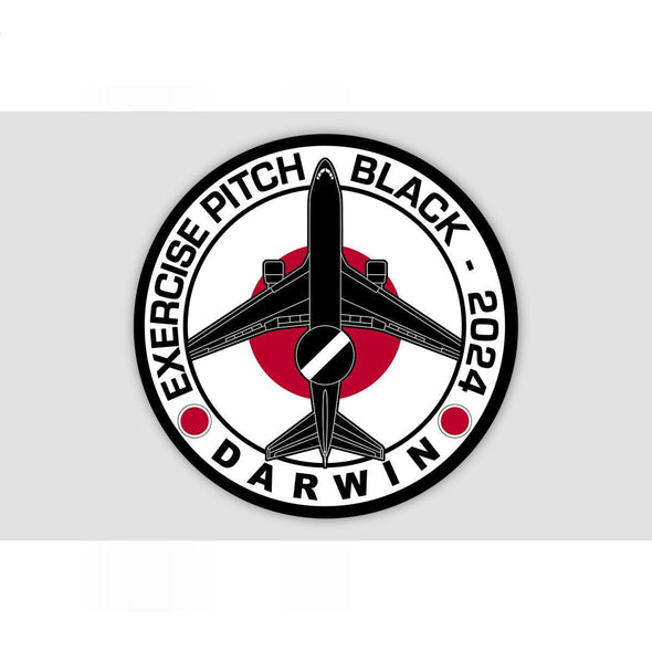 JASDF E-767 PITCH BLACK 2024 Sticker