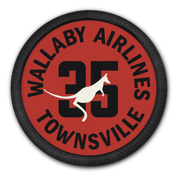 35 SQUADRON WALLABY AIRLINES TOWNSVILLE PATCH