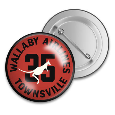 35 SQUADRON 'WALLABY AIRLINES' Tin Badge - Mach 5