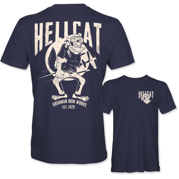 HELLCAT 'GRUMMAN IRON WORKS' T-Shirt