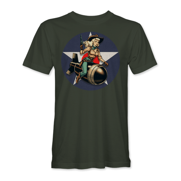 USAAC BOMBSHELL BLONDE T-Shirt - Mach 5
