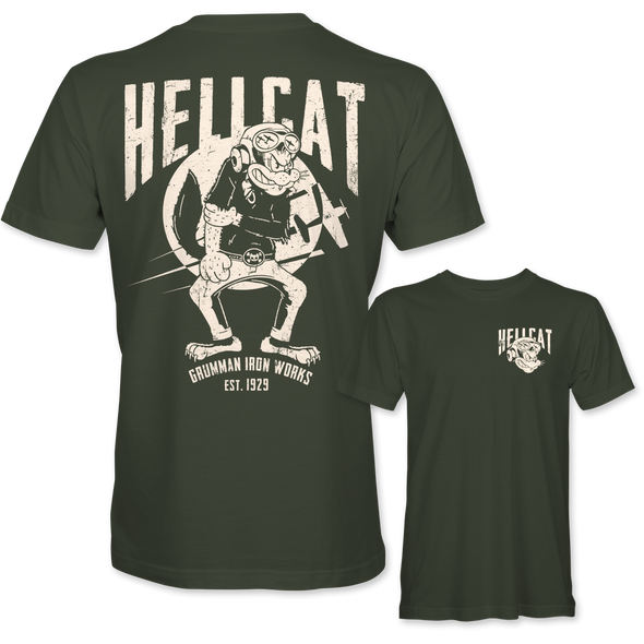 HELLCAT 'GRUMMAN IRON WORKS' T-Shirt