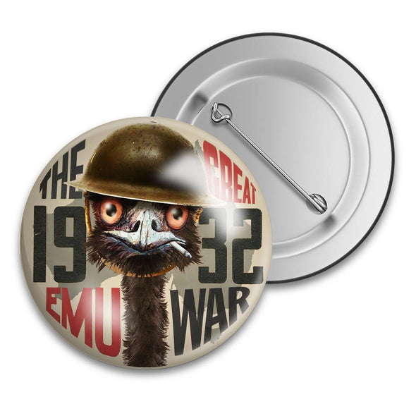 THE GREAT EMU WAR Tin Badge - Mach 5