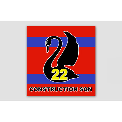 22 CONSTRUCTION SQN Sticker