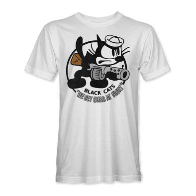 BLACK CATS 'WE GET OURS AT NIGHT' T-Shirt - Mach 5