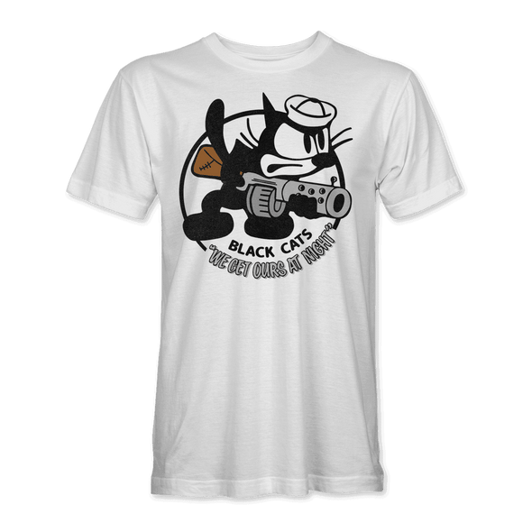 BLACK CATS 'WE GET OURS AT NIGHT' T-Shirt - Mach 5