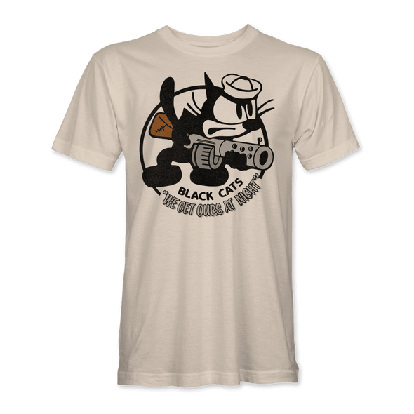 BLACK CATS 'WE GET OURS AT NIGHT' T-Shirt - Mach 5