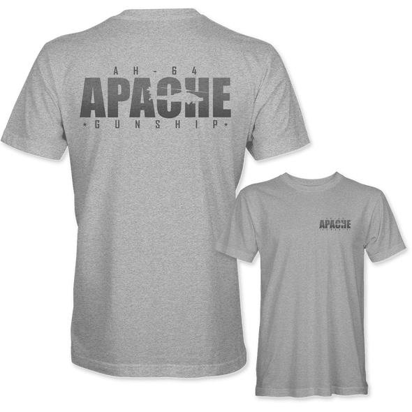 AH-64 APACHE GUNSHIP T-Shirt - Mach 5