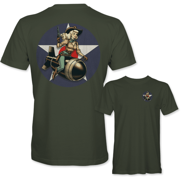 USAAC BOMBSHELL BLONDE T-Shirt - Mach 5