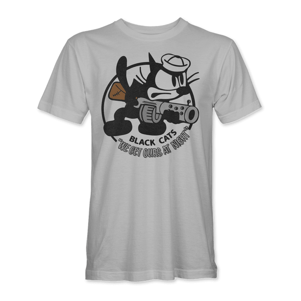 BLACK CATS 'WE GET OURS AT NIGHT' T-Shirt - Mach 5