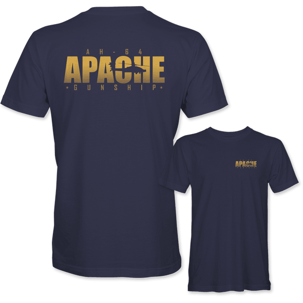 AH-64 APACHE GUNSHIP T-Shirt - Mach 5