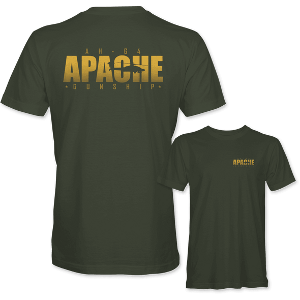 AH-64 APACHE GUNSHIP T-Shirt - Mach 5