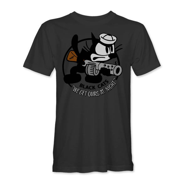 BLACK CATS 'WE GET OURS AT NIGHT' T-Shirt - Mach 5