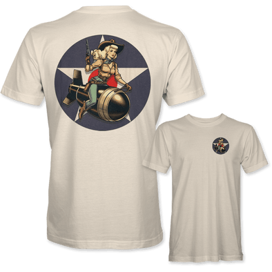 USAAC BOMBSHELL BLONDE T-Shirt - Mach 5