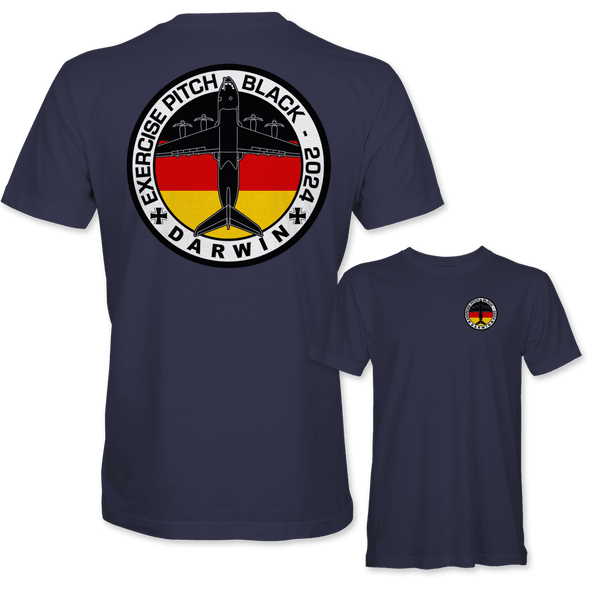 GERMAN AIR FORCE A400M PITCH BLACK 2024 T-Shirt