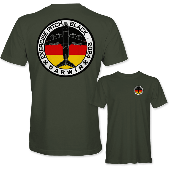GERMAN AIR FORCE A400M PITCH BLACK 2024 T-Shirt