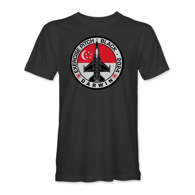 REPUBLIC OF SINGAPORE AIR FORCE F-16 PITCH BLACK 2024 T-Shirt