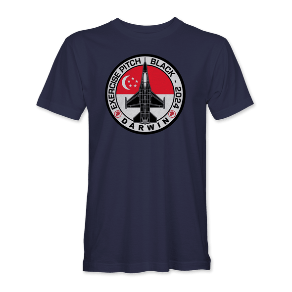 REPUBLIC OF SINGAPORE AIR FORCE F-16 PITCH BLACK 2024 T-Shirt