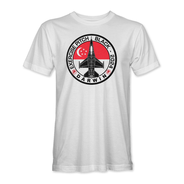 REPUBLIC OF SINGAPORE AIR FORCE F-16 PITCH BLACK 2024 T-Shirt