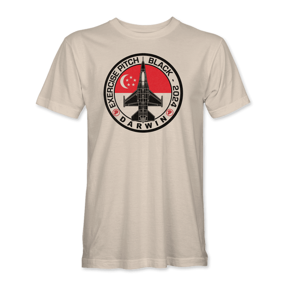 REPUBLIC OF SINGAPORE AIR FORCE F-16 PITCH BLACK 2024 T-Shirt