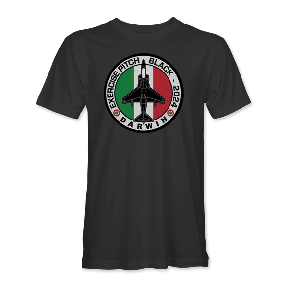 ITALIAN AIR FORCE HARRIER PITCH BLACK 2024 T-Shirt