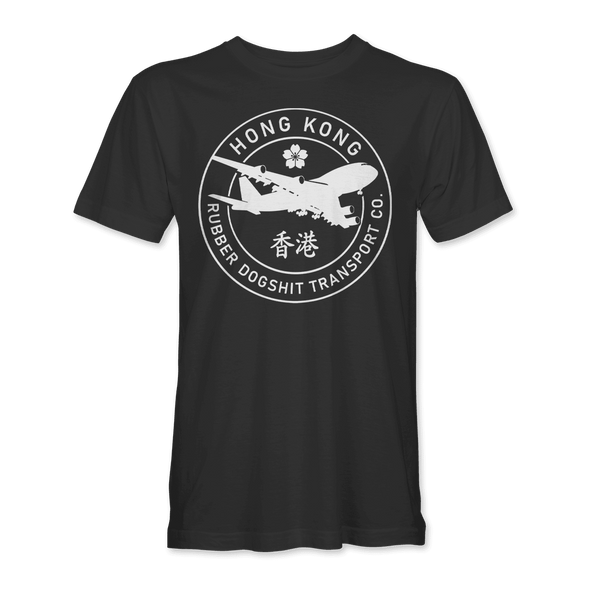 THE RUBBER DOGSHIT TRANSPORT CO. HONK KONG 747 T-Shirt