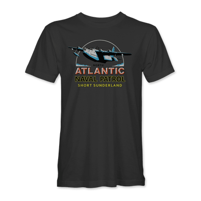 SHORT SUNDERLAND 'ATLANTIC NAVAL PATROL' T-Shirt - Mach 5