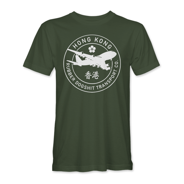 THE RUBBER DOGSHIT TRANSPORT CO. HONK KONG 747 T-Shirt