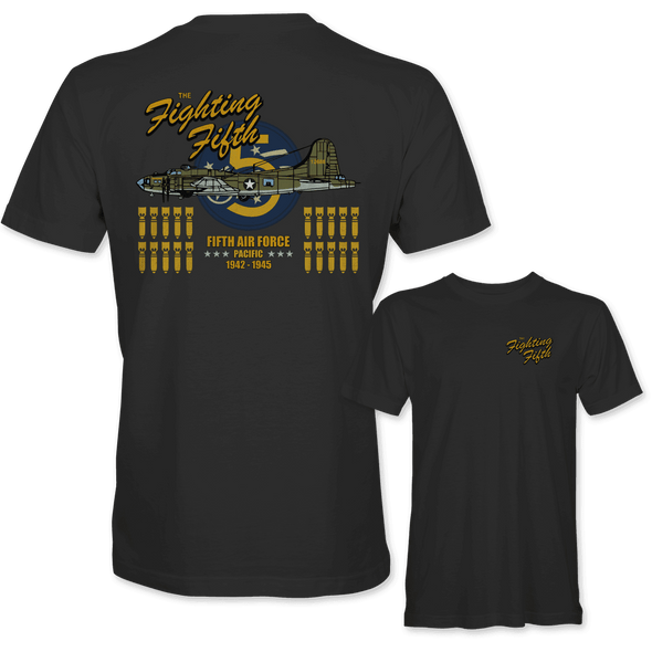 B-17 FLYING FORTRESS 'THE FIGHTING FIFTH' T-Shirt - Mach 5