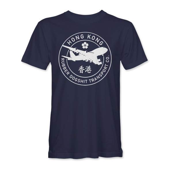 THE RUBBER DOGSHIT TRANSPORT CO. HONK KONG 747 T-Shirt