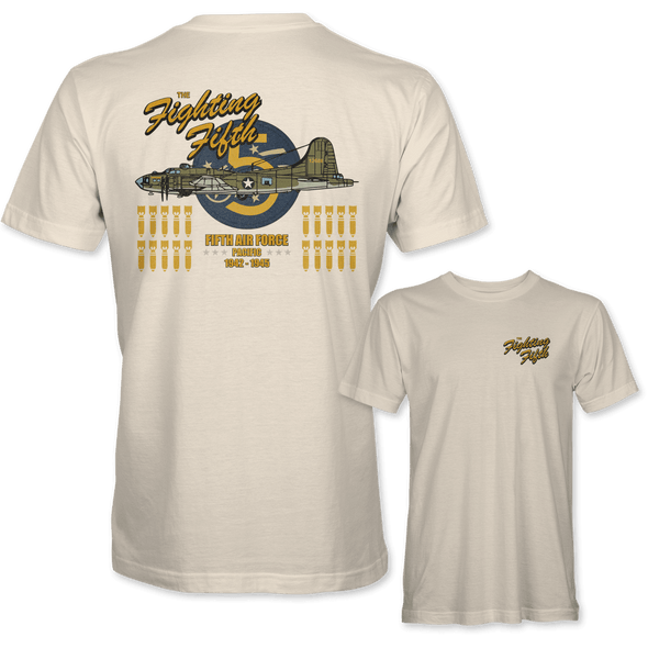 B-17 FLYING FORTRESS 'THE FIGHTING FIFTH' T-Shirt - Mach 5