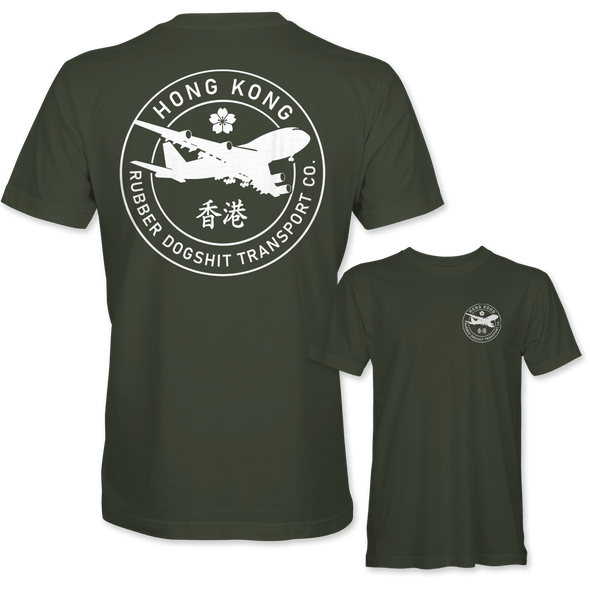 THE RUBBER DOGSHIT TRANSPORT CO. HONK KONG 747 T-Shirt