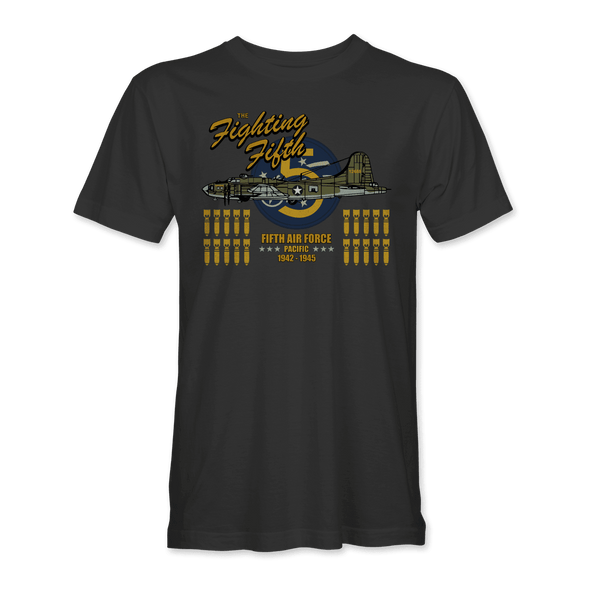 B-17 FLYING FORTRESS 'THE FIGHTING FIFTH' T-Shirt - Mach 5