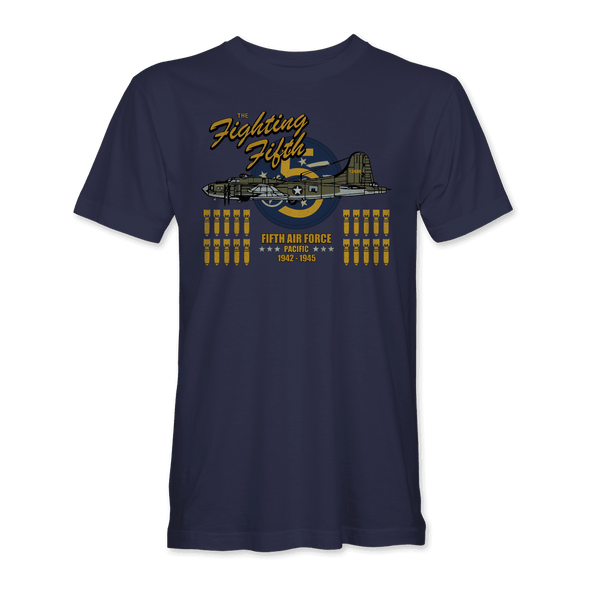 B-17 FLYING FORTRESS 'THE FIGHTING FIFTH' T-Shirt - Mach 5